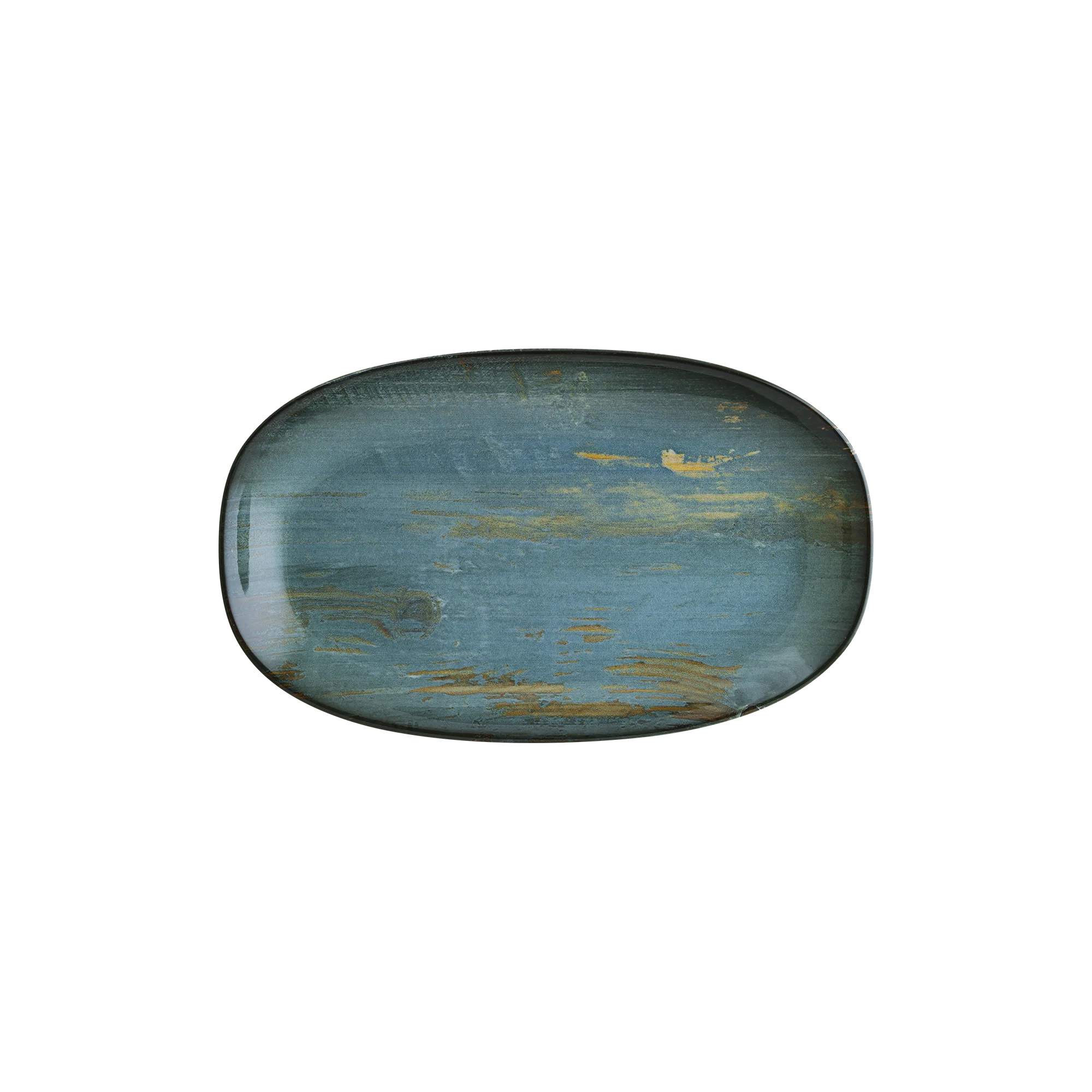 Madera - Blue Gourmet - Oval Plate - 29X17 cm