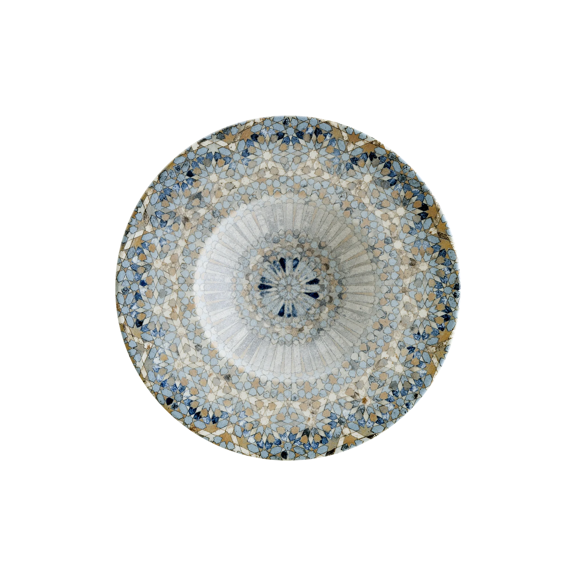 Luca Mosaic Matt Banquet Deep Plate 28 cm 400ml