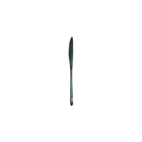 Abert - Stilo Pvd Black - Dessert Knife - 18/10
